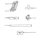 Eureka 9855B/BT attachment parts diagram