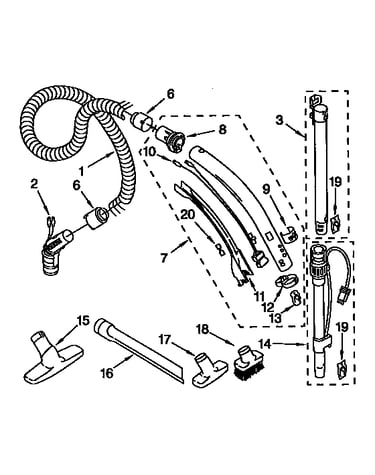 Hose and attachment