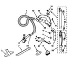 Kenmore 1162491290 hose and attachment diagram