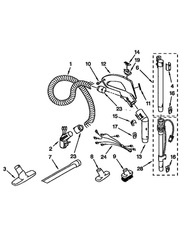 Hose and attachment
