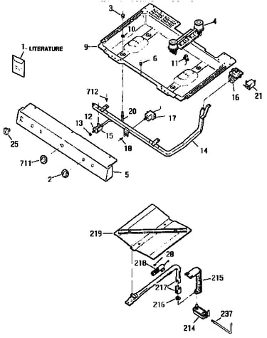 Burner section