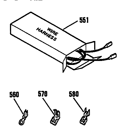 WIRE HARNESS AND COMPONENTS