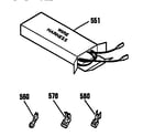 Kenmore 9113674990 wire harness and components diagram
