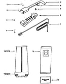 Handle and bag housing