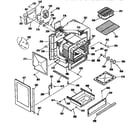 Kenmore 9113654190 oven body section diagram