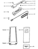 Handle and bag housing