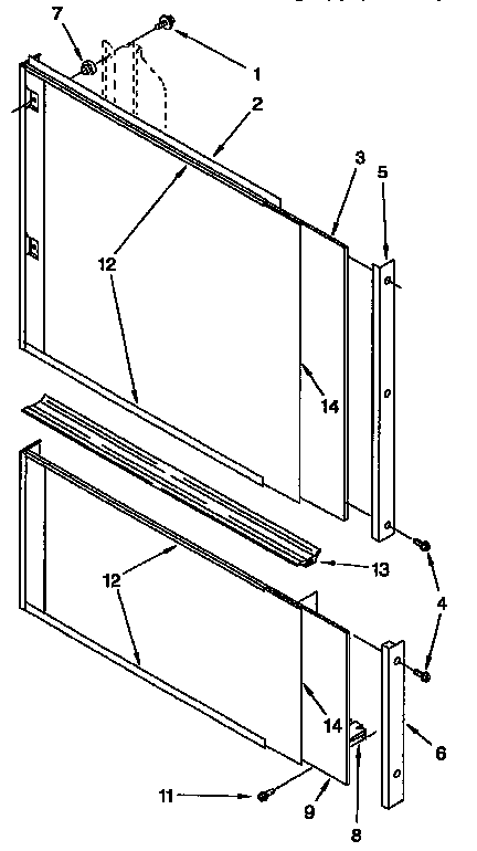 Door and panel