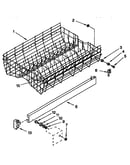 Upper rack and track