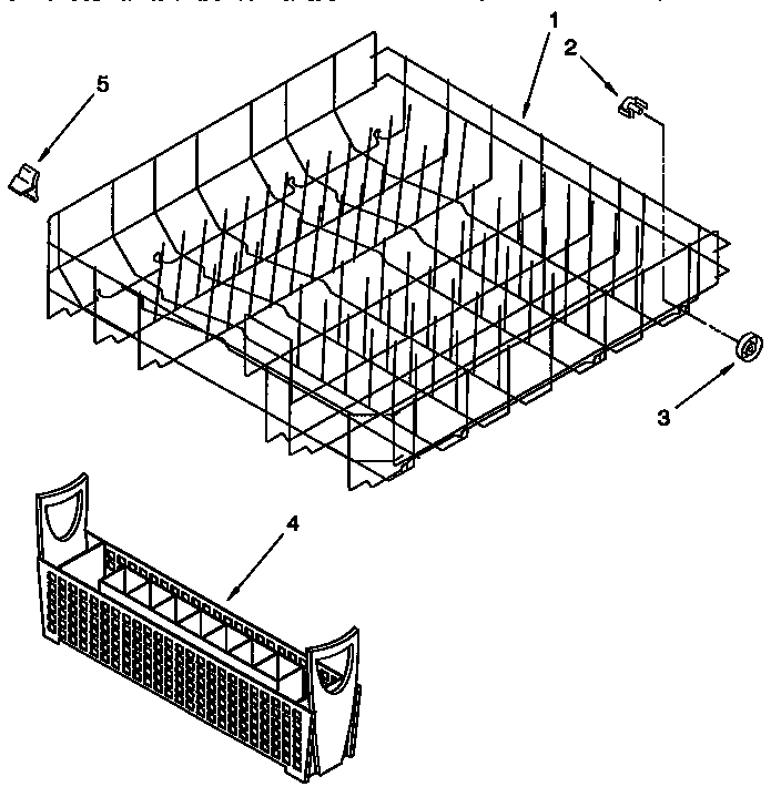 Lower rack