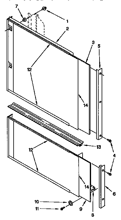 Door and panel
