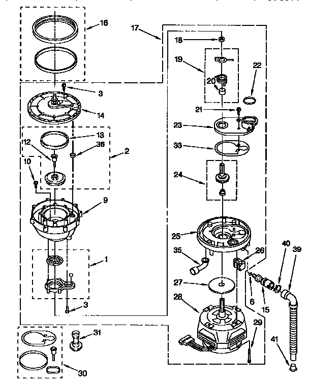 Pump and motor