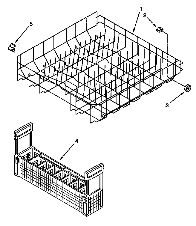 Lower rack