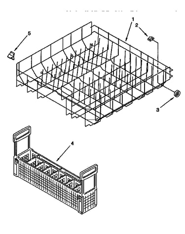 Lower rack