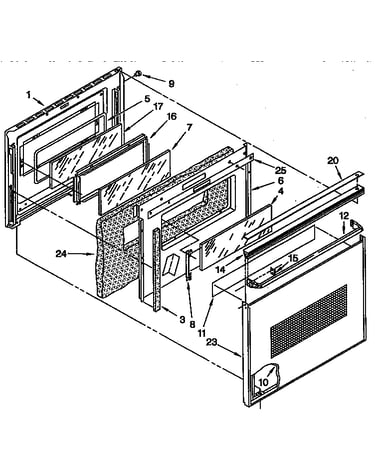 Oven door