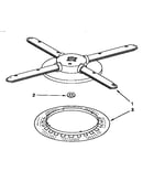 Lower washarm and strainer