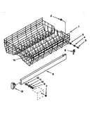 Upper rack and track