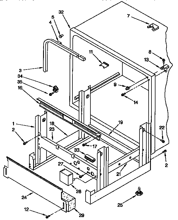 FRAME AND TANK