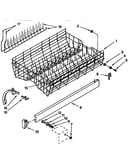 Upper rack and track