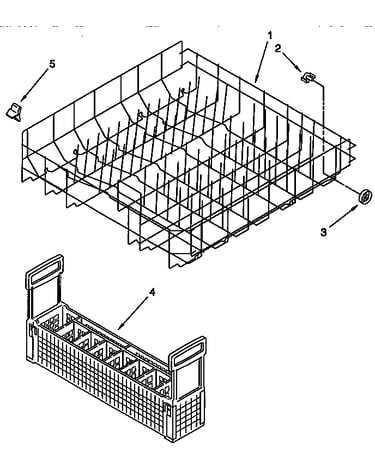 Lower rack