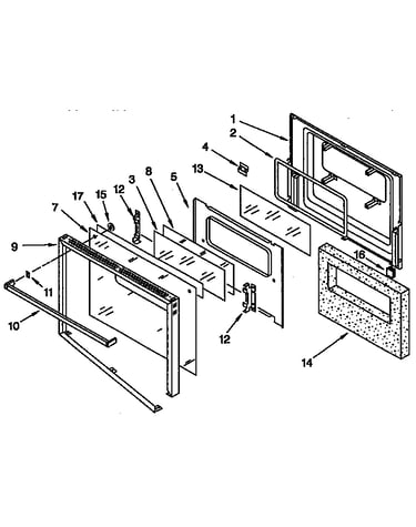 Oven door