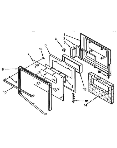 Oven door