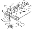 KitchenAid KEBI171YBL1 latch and vent diagram