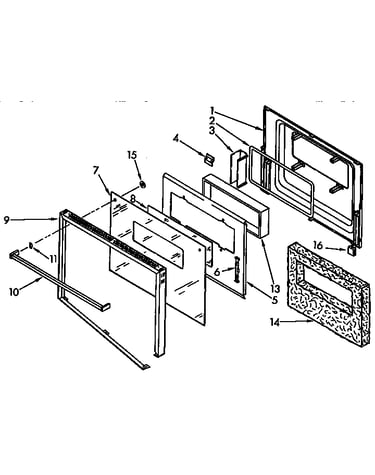 Oven door