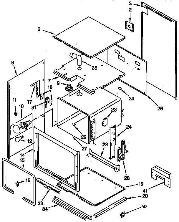 Upper oven