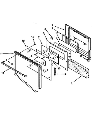 Oven door