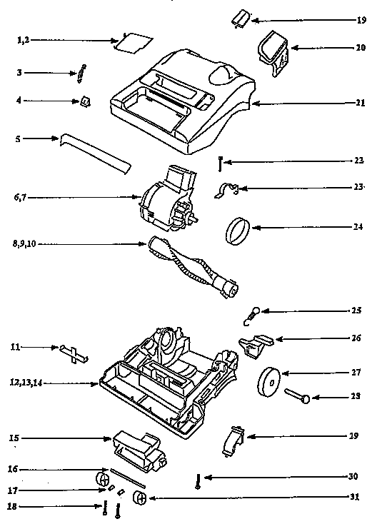 NOZZLE AND MOTOR ASSEMBLY