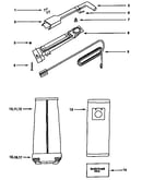 Handle and bag housing