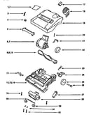 Nozzle and motor assembly
