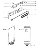 Handle and bag housing