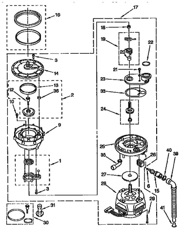 Pump and motor