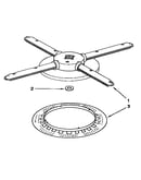 Lower washarm and strainer