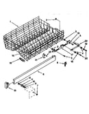 Upper rack and track