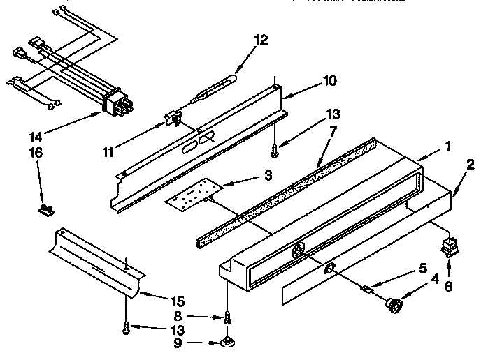 REFRIGERATOR CONTROL PANEL