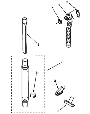 Hose and attachment