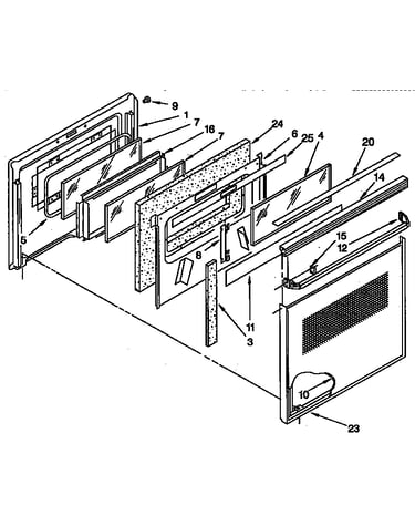 Oven door