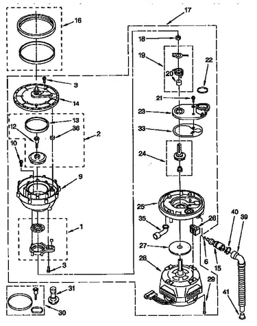 Pump and motor
