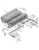 Upper rack and track