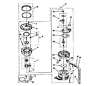 KitchenAid KUDJ230YAL1 pump and motor diagram