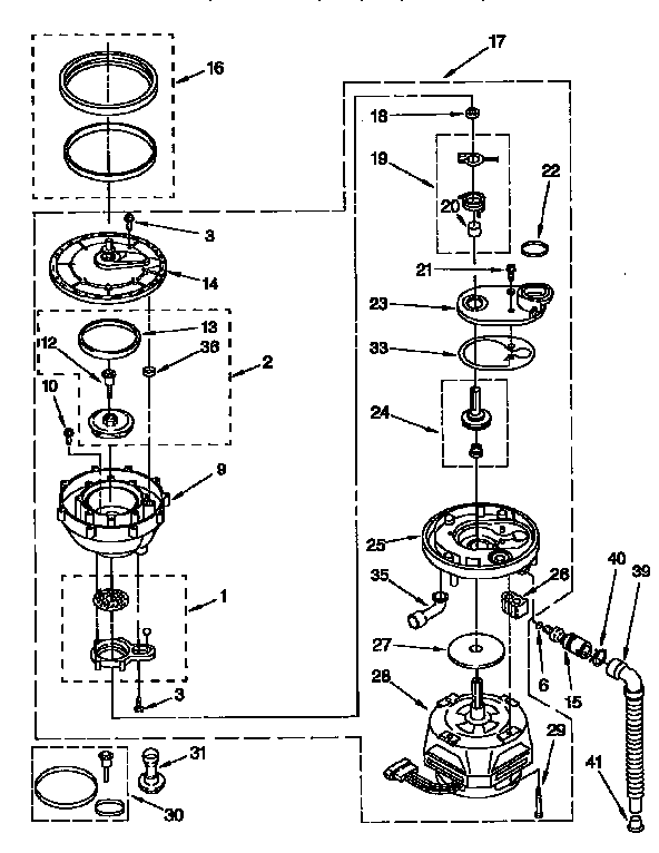 Pump and motor