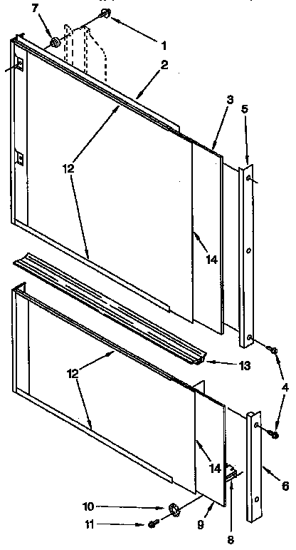 Door and panel