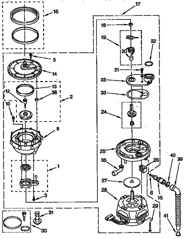 Pump and motor