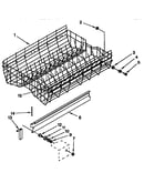Upper rack and track
