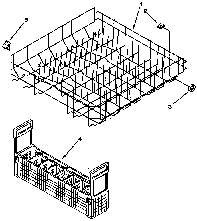 Lower rack