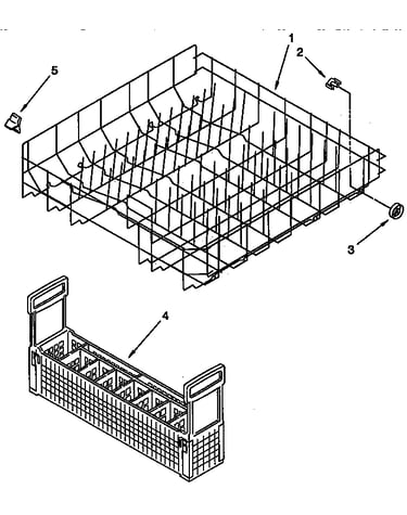 Lower rack