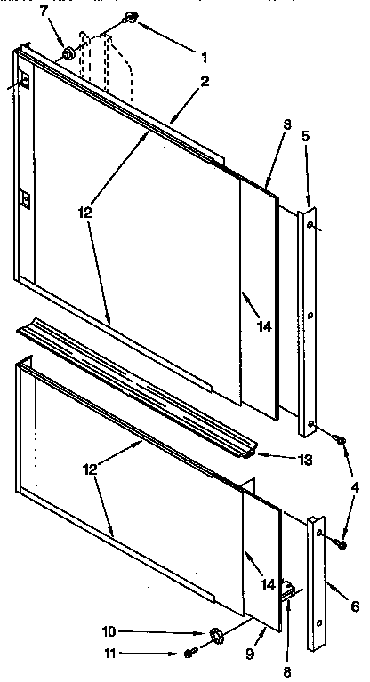 Door and panel