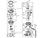 KitchenAid KUDH230Y1 pump and motor diagram